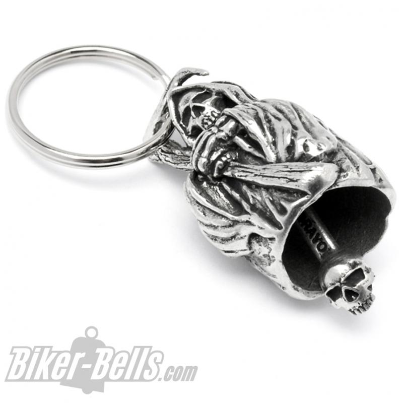 Geile 3D Sensenmann Biker-Bell Motorrad-Glocke Reaper Sam Cro Ride Bell Geschenk